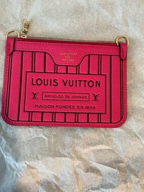 Louis Vuitton Fuchsia Inside Out Pouch NWOT
